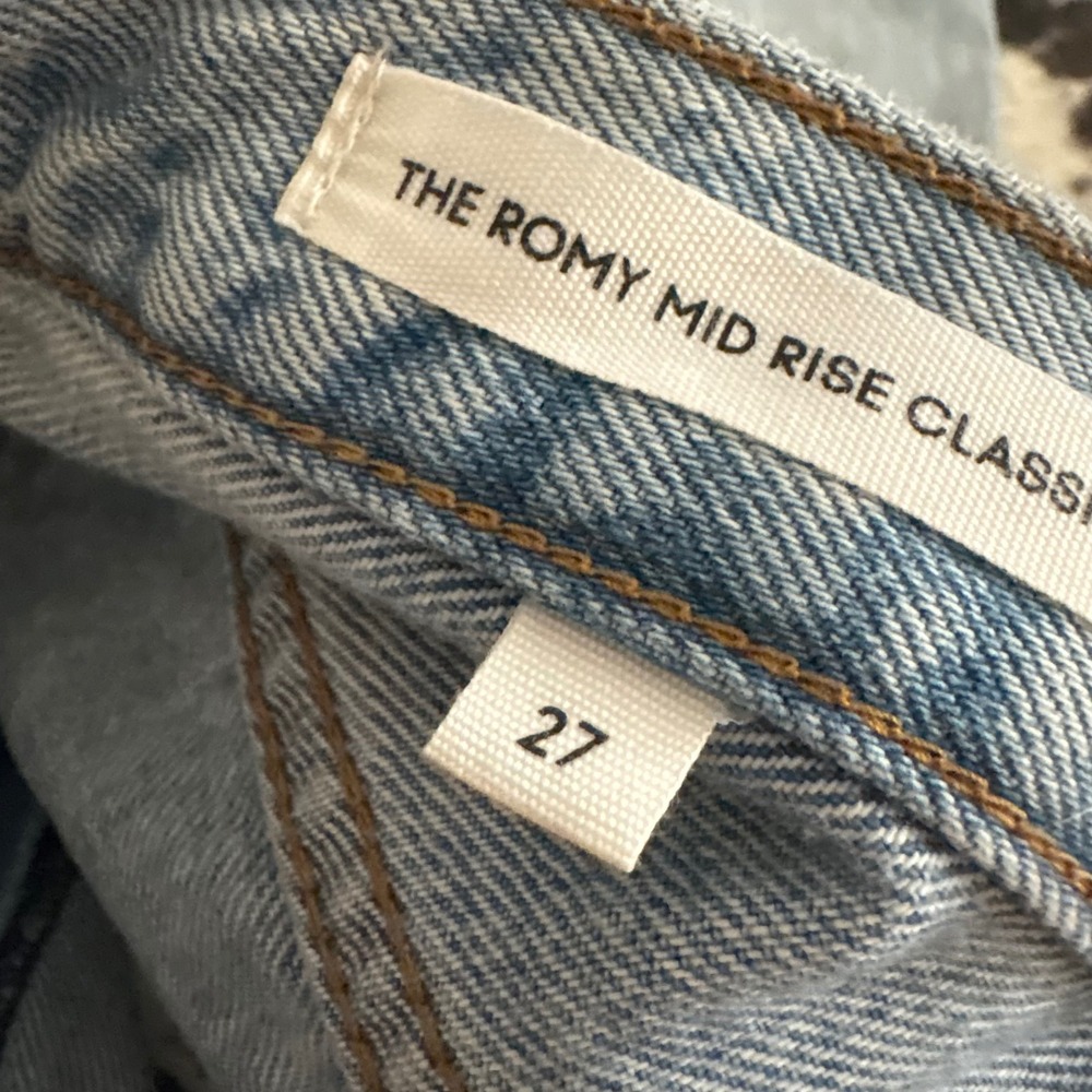 DENIM FORUM The‎ Romy Mod Rise Classic 30L Size 27 - Picture 5 of 11